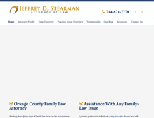 Tablet Screenshot of myocfamilylawyer.com